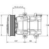 Mahle | Kompressor, Klimaanlage | ACP 855 000P