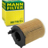 MANN-FILTER HU 716/2 x Ölfilter mit Dichtung, Filtereinsatz