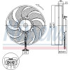 Nissens | Lüfter, Motorkühlung | 85545