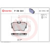 Brembo | Bremsbelagsatz, Scheibenbremse | P 59 041