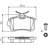 BOSCH | Bremsbelagsatz, Scheibenbremse | 0 986 494 514