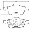 Brembo | Bremsbelagsatz, Scheibenbremse | P 59 044