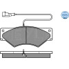 Meyle | Bremsbelagsatz, Scheibenbremse | 025 291 0720/W