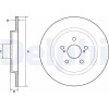 Delphi | Bremsscheibe | BG4650C