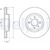 Delphi | Bremsscheibe | BG4743C