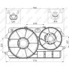 NRF | Lüfter, Motorkühlung | 47450