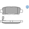 Meyle | Bremsbelagsatz, Scheibenbremse | 025 238 7114/W