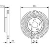 BOSCH | Bremsscheibe | 0 986 479 B02