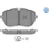 Meyle | Bremsbelagsatz, Scheibenbremse | 025 222 1818