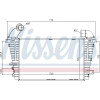 Nissens | Ladeluftkühler | 96590