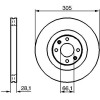 BOSCH | Bremsscheibe | 0 986 479 024