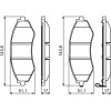 BOSCH | Bremsbelagsatz, Scheibenbremse | 0 986 494 343