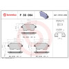 Brembo | Bremsbelagsatz, Scheibenbremse | P 30 064