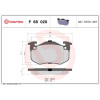 Brembo | Bremsbelagsatz, Scheibenbremse | P 68 020