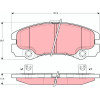 TRW | Bremsbelagsatz, Scheibenbremse | GDB1436
