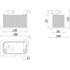 Mahle | Ölkühler, Motoröl | CLC 323 000P