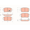 TRW | Bremsbelagsatz, Scheibenbremse | GDB3317
