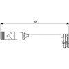 BOSCH | Warnkontakt, Bremsbelagverschleiß | 1 987 473 036