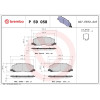 Brembo | Bremsbelagsatz, Scheibenbremse | P 59 058