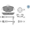 Meyle | Bremsbelagsatz, Scheibenbremse | 025 237 4320-1/PD