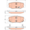 TRW | Bremsbelagsatz, Scheibenbremse | GDB4145