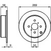 BOSCH | Bremsscheibe | 0 986 479 B71