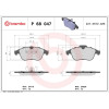 Brembo | Bremsbelagsatz, Scheibenbremse | P 68 047X