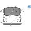 Meyle | Bremsbelagsatz, Scheibenbremse | 025 259 7617