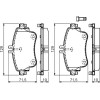 BOSCH | Bremsbelagsatz, Scheibenbremse | 0 986 494 663