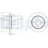 Delphi | Bremsscheibe | BG3054C