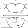 Brembo | Bremsbelagsatz, Scheibenbremse | P 06 065