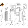 NRF | Kompressor, Klimaanlage | mit PAG Kompressoröl | 32104
