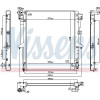 Nissens | Kühler, Motorkühlung | 628965