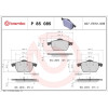 Brembo | Bremsbelagsatz, Scheibenbremse | P 85 085