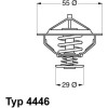 Wahler | Thermostat, Kühlmittel | 4446.83D