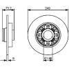 BOSCH | Bremsscheibe | 0 986 479 388