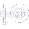 Delphi | Bremsscheibe | BG4790C