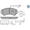 Meyle | Bremsbelagsatz, Scheibenbremse | 025 244 6619-1/PD