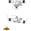 NRF | Thermostat, Kühlmittel | 725050