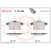 Brembo | Bremsbelagsatz, Scheibenbremse | P 36 026