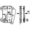 Mahle | Ölkühler, Motoröl | CLC 52 000P