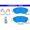 ATE | Bremsbelagsatz, Scheibenbremse | 13.0460-3841.2