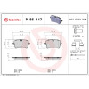 Brembo | Bremsbelagsatz, Scheibenbremse | P 85 117