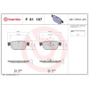 Brembo | Bremsbelagsatz, Scheibenbremse | P 61 107