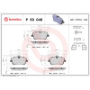 Brembo | Bremsbelagsatz, Scheibenbremse | P 50 046