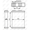 NRF | Wärmetauscher, Innenraumheizung | 52230