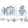 Nissens | Kompressor, Klimaanlage | 89232