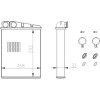 NRF | Wärmetauscher, Innenraumheizung | ohne Rohr | 54410