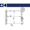 Mahle | Kühler, Motorkühlung | CR 322 000S