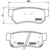 Brembo | Bremsbelagsatz, Scheibenbremse | P 30 014